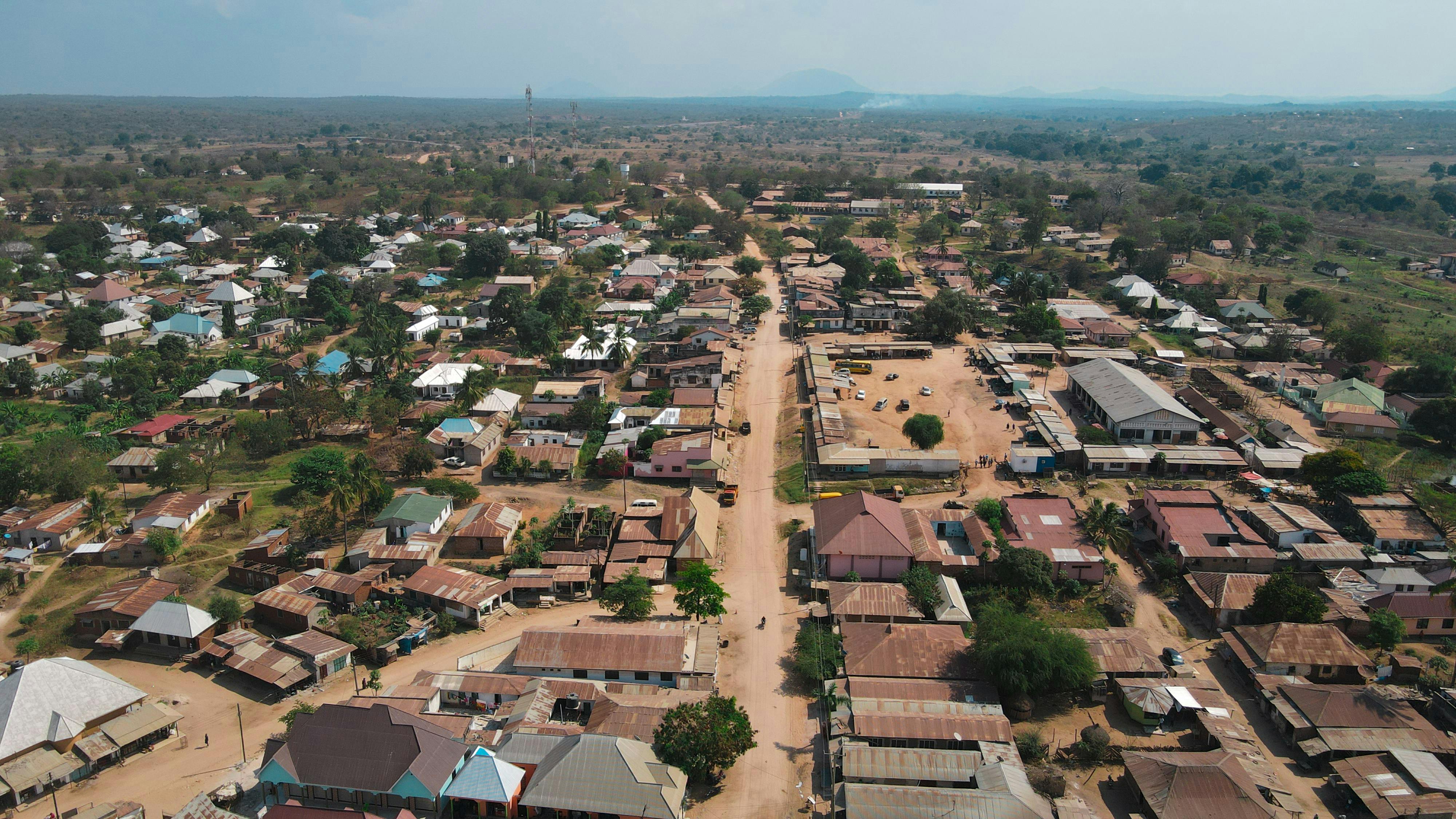 A neighborhood in Africa